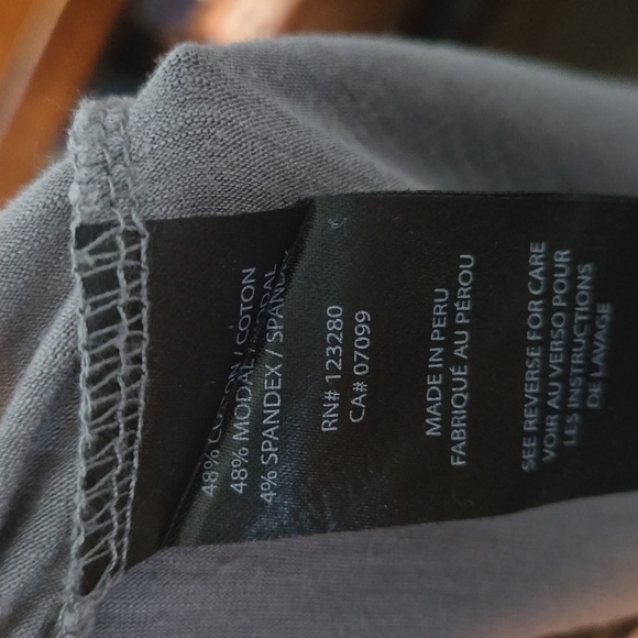 TRAVIS MATHEW Cloud Tee modal vneck short sleeve in dark steel men's size medium - Picture 7 of 8